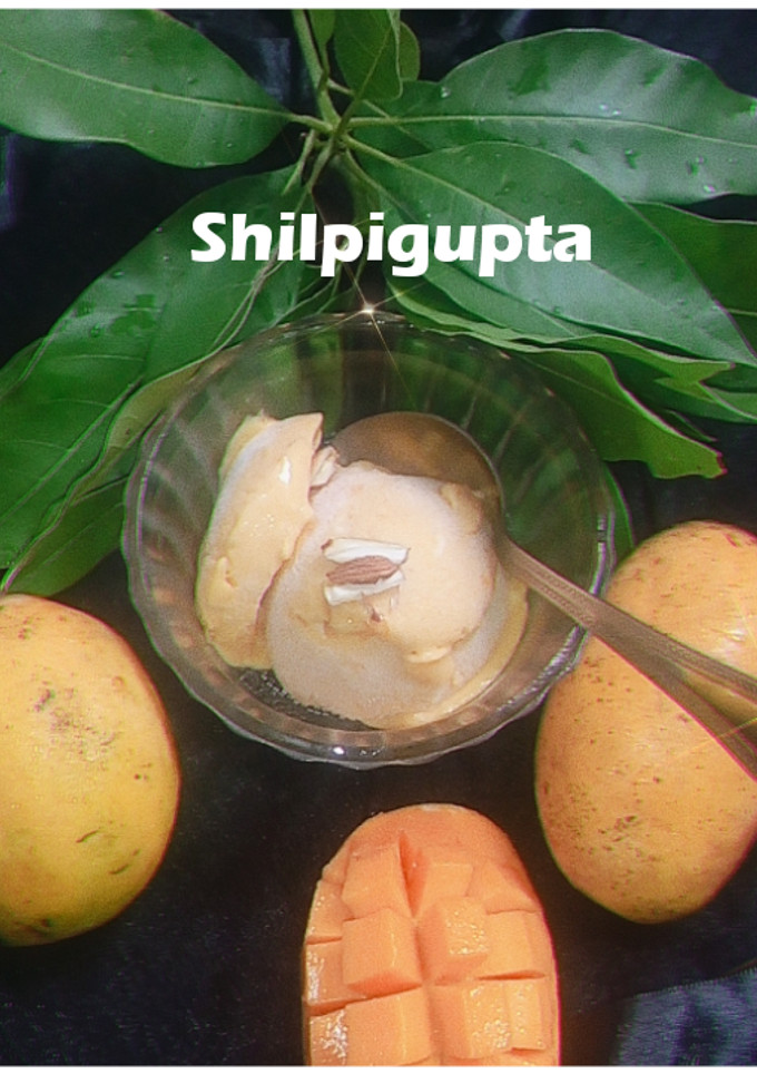मैंगो आइसक्रीम (Mango Icecream recipe in hindi) रेसिपी मुख्य फोटो