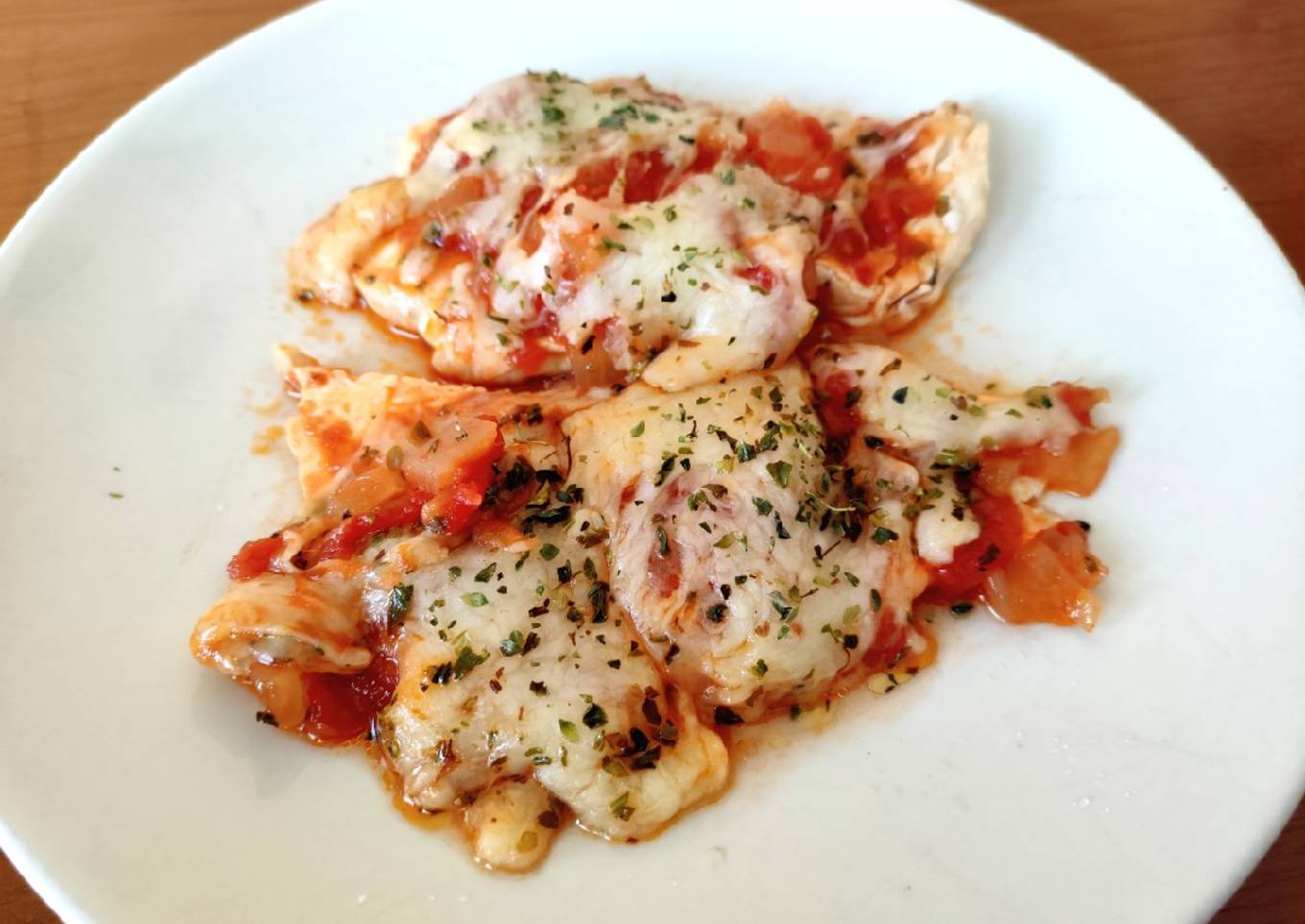 Pechuga de pollo a la pizzaiola (fácil, saludable, 20 min)