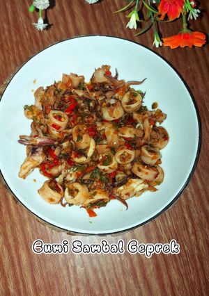 Foto resep Cumi Sambal Geprek