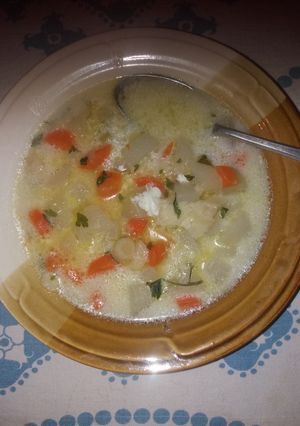 Karalábéleves recept fotója