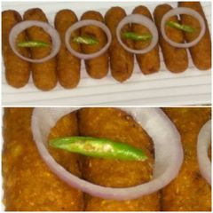 A picture of Raw banana kabab.