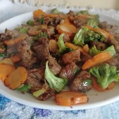 A picture of Delicious beef stir fry#4weekschallenge.