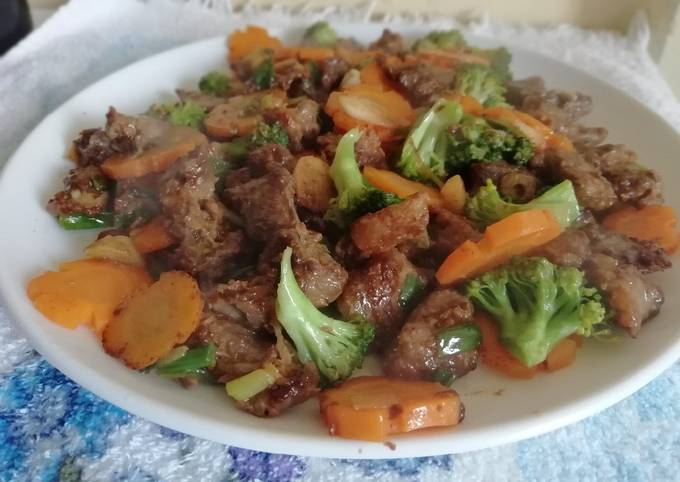 Recipe of Favorite Delicious beef stir fry#4weekschallenge