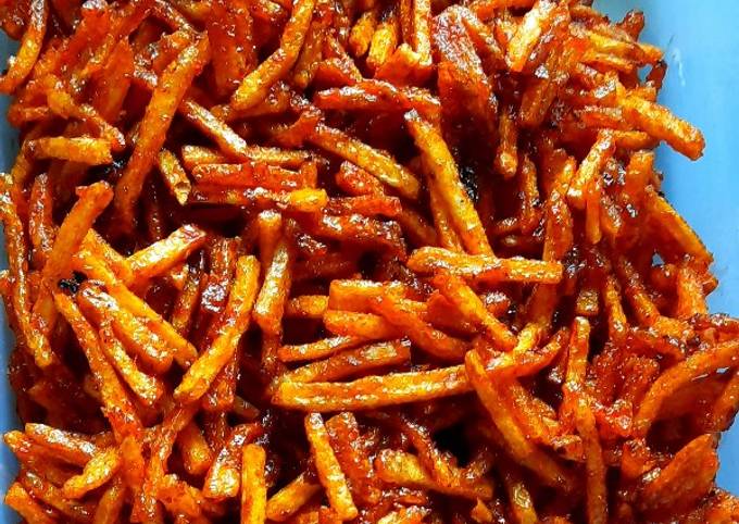 Standar Bagaimana cara buat Kentang mustofa  gurih