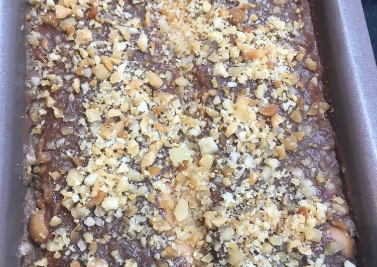 Tarta de galletas, chocolate y natillas