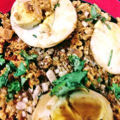 Egg bhurji A picture of Egg bhurji.