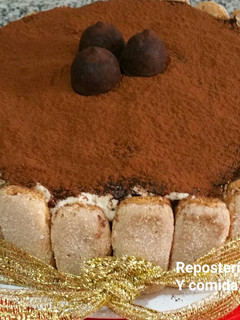 Una foto de Tarta de tiramisú