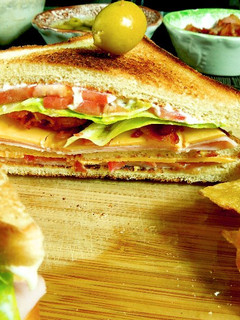 Una foto de Club sándwich