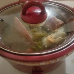 A picture of Ham Hock Seasoned Green Beans (Crockpot).