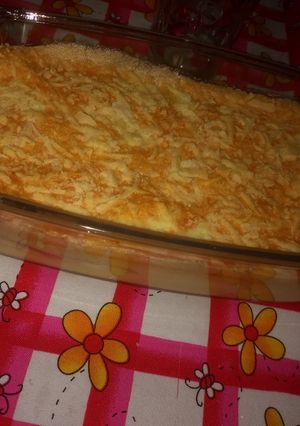 Una foto de Budín gratinado de puré!