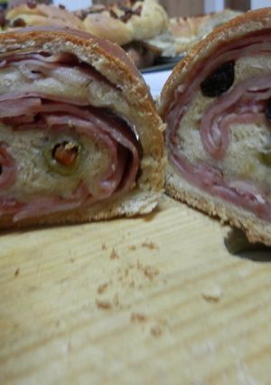 Una foto de Pan de Jamón