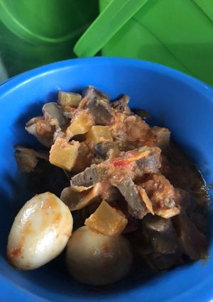 Foto resep MPASI 9m+ - Sambal Goreng Hati Kentang Puyuh