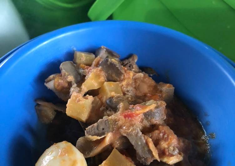 Cara Memasak MPASI 9m+ - Sambal Goreng Hati Kentang Puyuh yang Enak