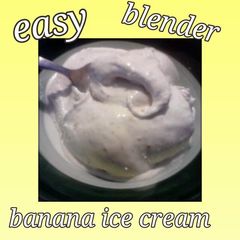 banana ice cream A picture of banana ice cream.
