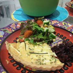 A picture of Zuchinni & Feta Quiche.