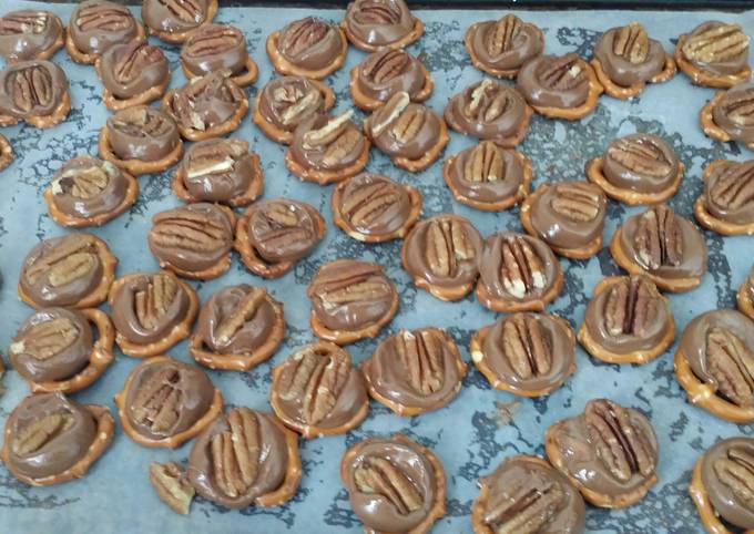 Simple Way to Prepare Favorite Rolo candy and pretzels