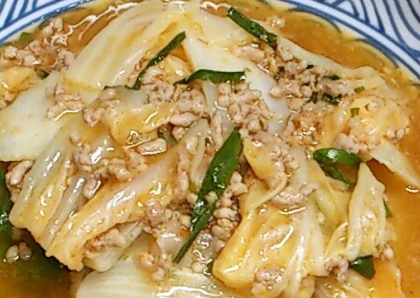 Mapo Napa Cabbage to use up Napa Cabbage