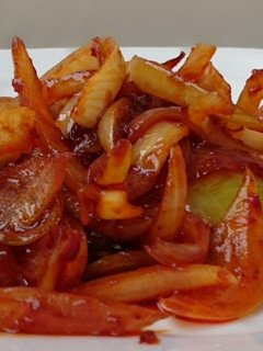 A picture of Spicy Sauce/Sambal Sauce.