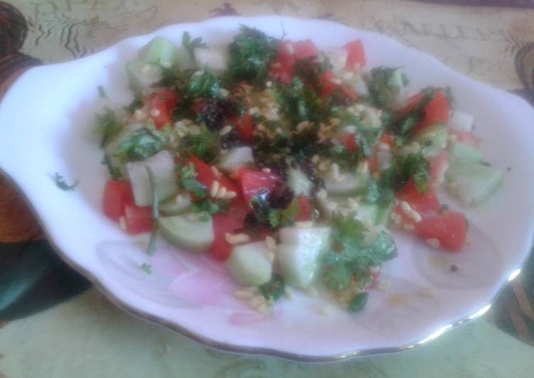 Homemade Koshambir salad