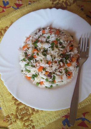 A picture of Veg rice.