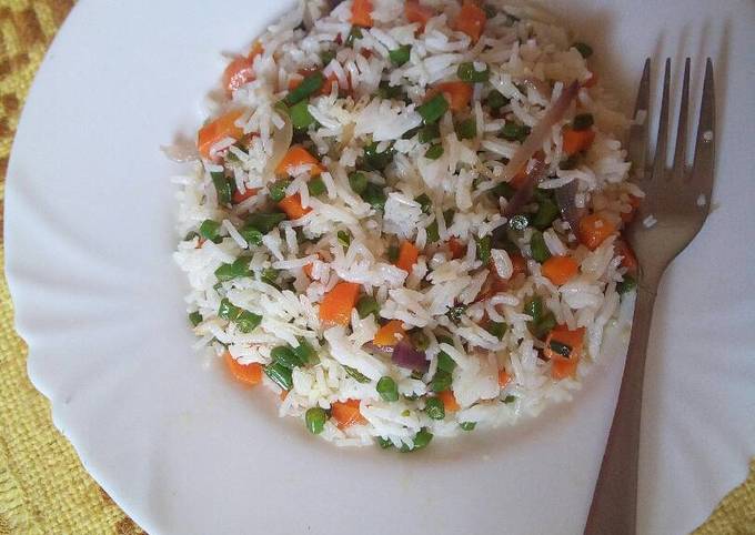 Veg rice Recipe by Val - Cookpad
