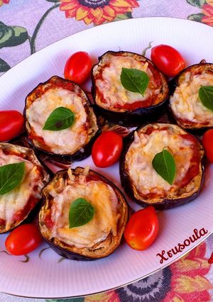 Φωτογραφία της συνταγής Μελιτζάνες🍆 με σάλτσα ντομάτας 🍅 και μοτσαρέλα