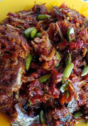 Foto resep Ikan Tongkol Teri Petai Balado