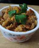 Green tomato sabji