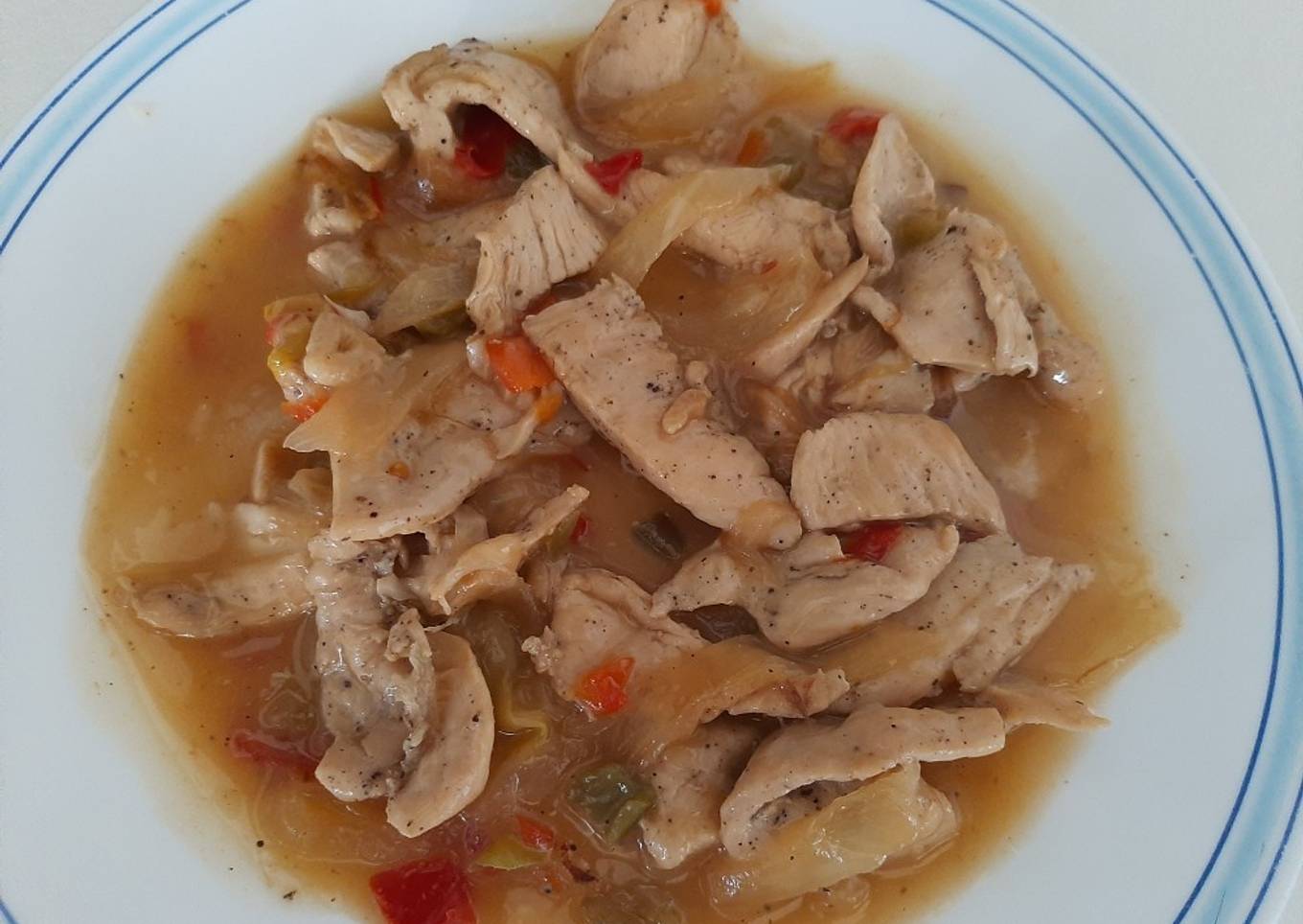 Pechugas de pollo fileteadas