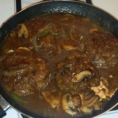 A picture of French Onion Turkey Burgers....