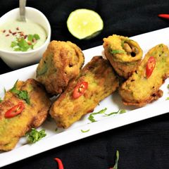A picture of Stuffed Bitter Gourd.