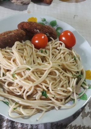 Una foto de Fideo al pesto 😋