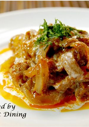 A picture of Simple! Japanese Restaurant-style Beef Stroganoff.