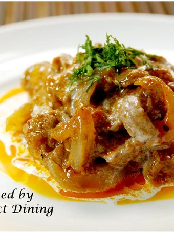 Simple Way Prepare Recipe Simple! Japanese Restaurant-style Beef Stroganoff that is Can Pamper Your Tongue, Delicious}