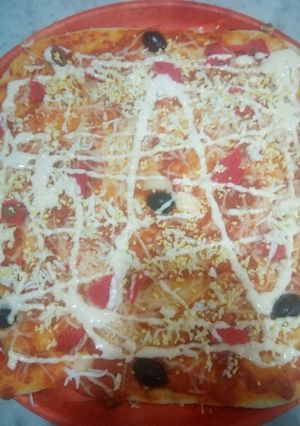 صورة لوصفة بيتزا بنينة وخفيفة