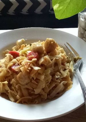 Foto resep Kwetiaw Goreng Sosis Bakso