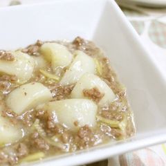 A picture of Turnip with Soboro Ginger An-Sauce.