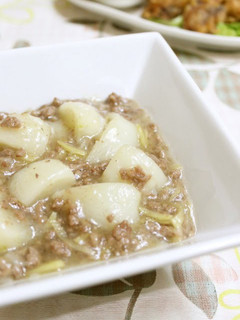A picture of Turnip with Soboro Ginger An-Sauce.