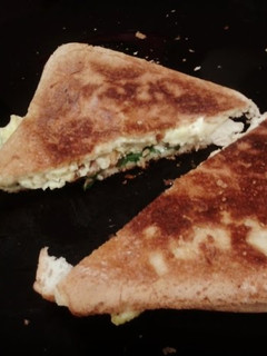 A picture of Grilled Cheese and Egg Sandwich.