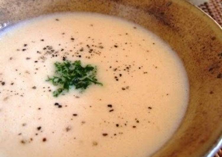 Recipe of Homemade Creamy and Rich Nagaimo Yam Soup