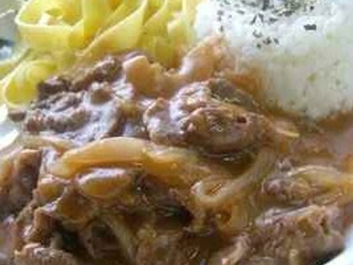 Simple Way Make Recipe Ultra Easy Beef Stroganoff that is Can Pamper Your Tongue, Perfect}