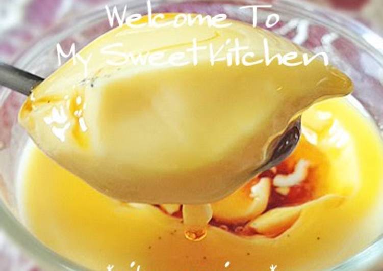 Steps to Make Super Quick Homemade Mom&#39;s Creamy Custard Pudding