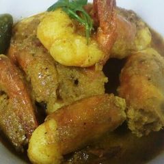 Prawn in coconut milk. A picture of Prawn in coconut milk..