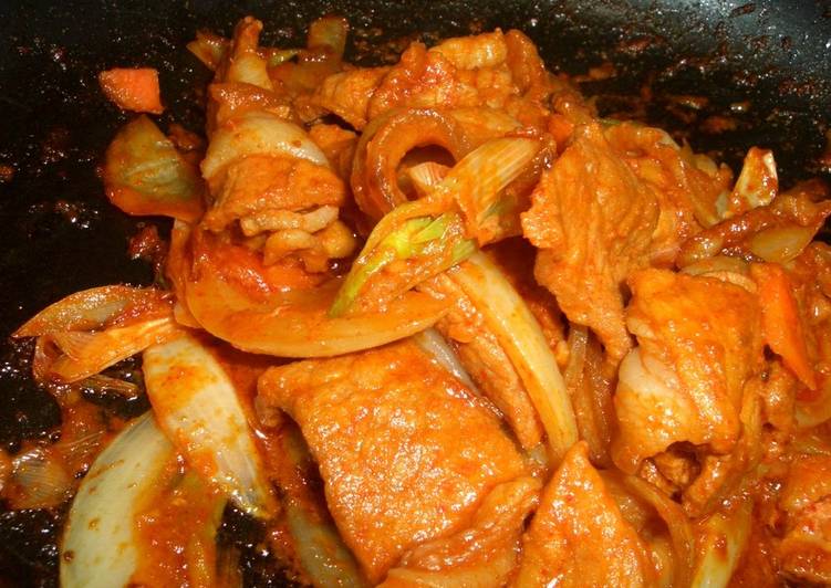 Recipe of Speedy Pork and Gochujang Stir-Fry