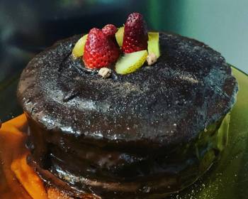 Fast Cooking Methods Tablea Cake Series Dark Chocolate Ganache Cake Frosting Most Delicious