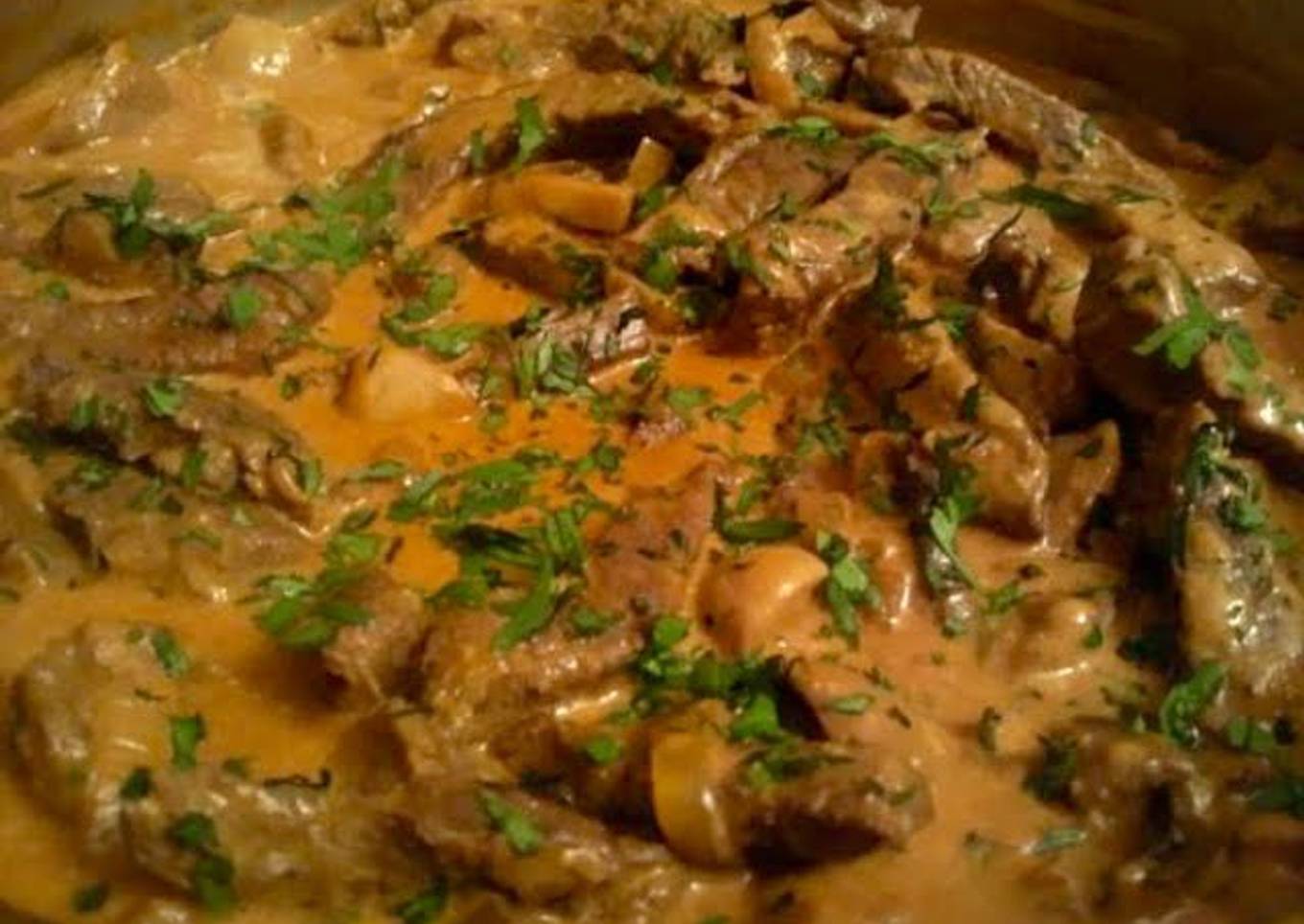 Beef Stroganoff