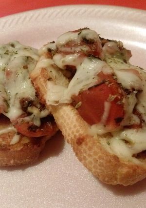 A picture of Bruschetta.