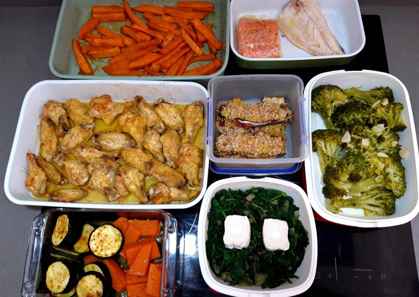 Mi primer batch cooking 🍱 Preparaciones y comidas de la semana