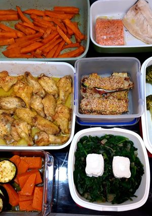 Una foto de Mi primer batch cooking 🍱 Preparaciones y comidas de la semana