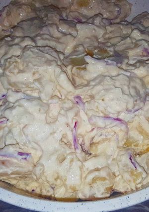 Majonézes burgonyasaláta 🥔 recept fotója